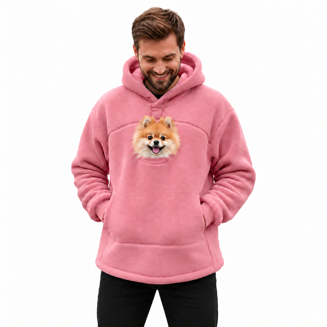 PawPouch Pet Hoodie detail